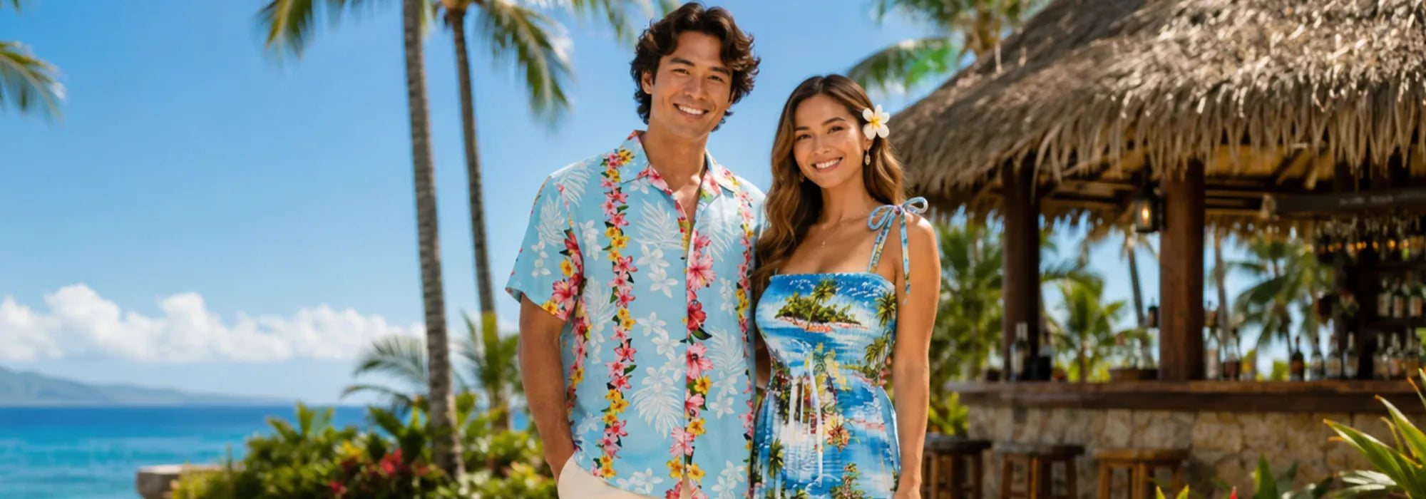 Summer 2026 Floral Hawaiian Shirts and Dresses | Shaka Time Hawaii