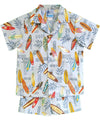 Surfboard Town Toddler Boy's Clothes Set Gray