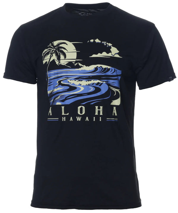 Aloha Moon Waves T-Shirt