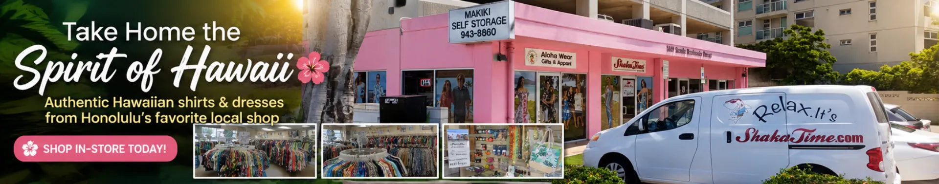 Take Home the Spirit of Hawaii. Authentic Hawaiian shirts & Dresses from Honolulu favorite local shop. Shaka Time Hawaii. SHOP IN-STORE TODAY