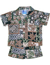 Tapa Honu Toddler Boy's Clothes Set Green