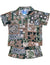 Tapa Honu Toddler Boy's Clothes Set Green