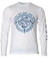 Tapa Manta Ray Long Sleeves Dri-Fit Tee - ShakaTime