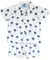 Toddler Boy's Hawaiian Clothes Set Mini Palms Blue