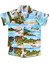 Toddler Boy's Clothes Set P38 Lighting Airplanes Turquoise