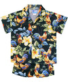 Toddler Boy's Hawaiian Clothes Set Rooster's Up Black
