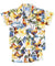 Toddler Boy's Hawaiian Clothes Set Rooster's Up White