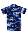 Toddler Clothes for Boys 2 Piece Set Island Sunset Blue