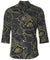 Tribal Aloha 3/4 Sleeves Hawaiian Shirt Black