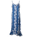 Long Muumuu Spaghetti Straps Designs Blue