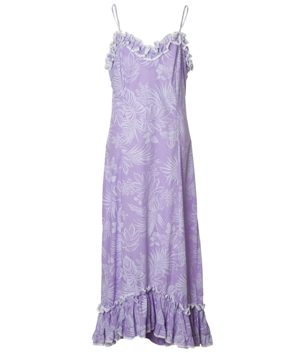 Long Muumuu Spaghetti Straps Designs Purple