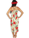 Ula Ula Hibiscus Smock Dress Cream