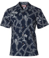 Vintage Luau Hawaiian Shirt Navy