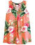 Wailana Inverted Pleat Top with V-Neck Coral RJC