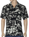 Waimea Falls Aloha Shirt Black