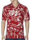 Waimea Falls Aloha Shirt Red