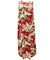 White Ginger Ankle Length Dress Red